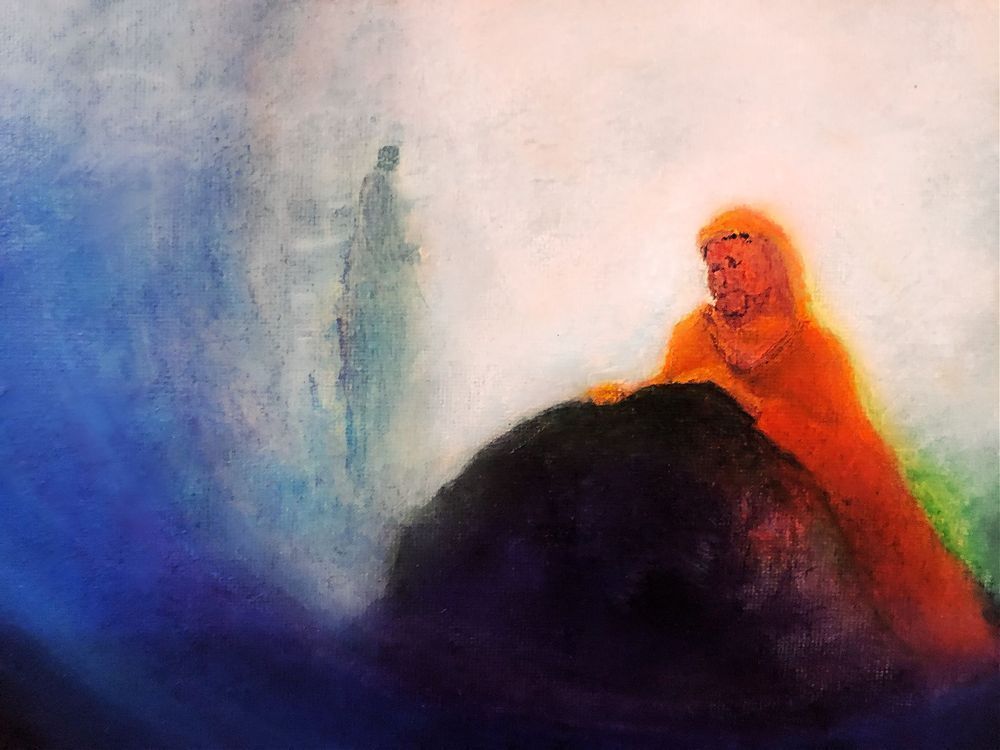 Tarry 2 - Abstract Prophetic Fine Art Print | Anne Reid Artist