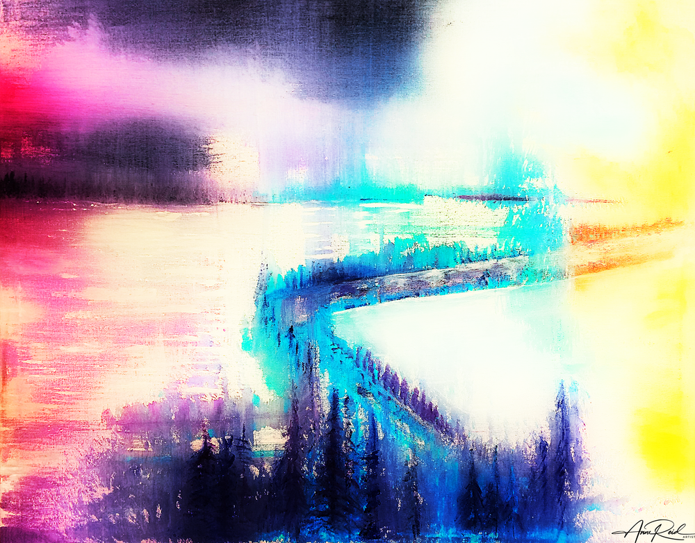 Eastern Gate 2 - Abstract Prophetic Fine Art Print | Anne Reid Artist