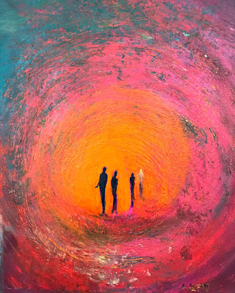 Fourth Man - Metal Wall Art - Anne Reid Artist