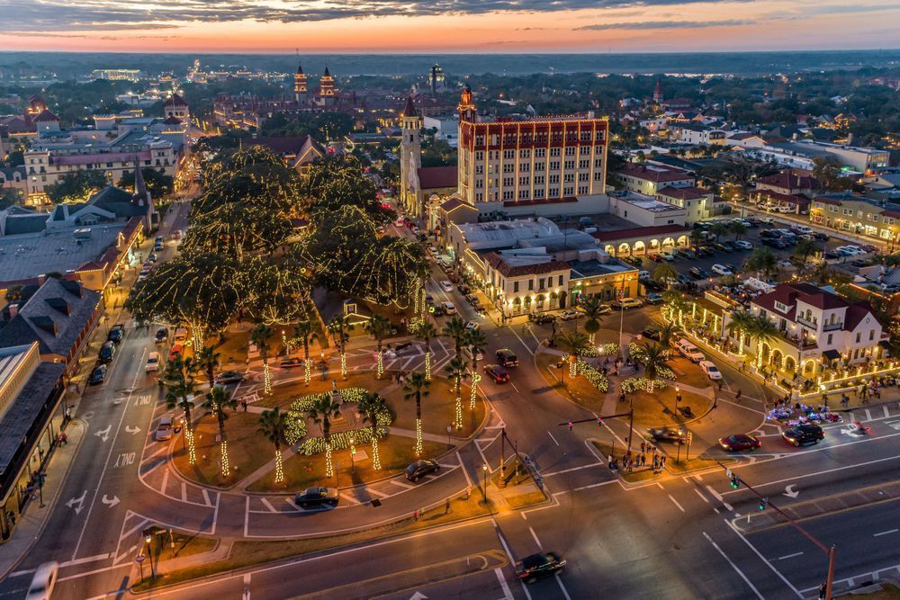 St. Augustine Night Of Lights Photography Art | kramkranphoto