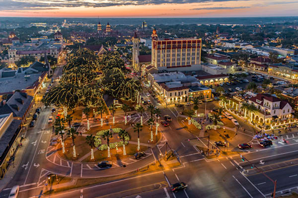 St. Augustine Night Of Lights Photography Art | kramkranphoto
