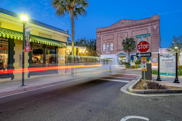 Cocoa Village Main Street 5 10 2024 2071 Photography Art | kramkranphoto