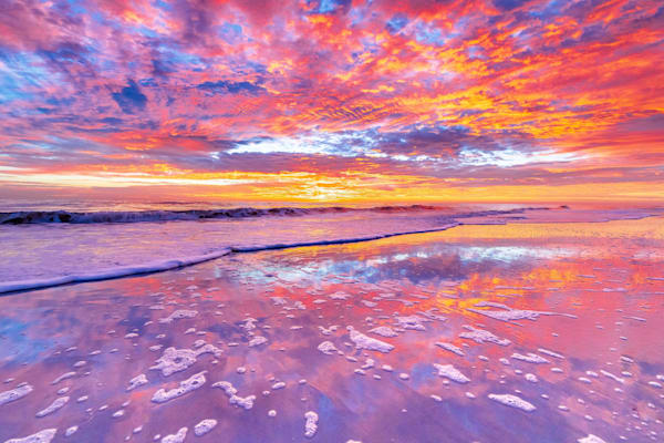 Atlantic Beach Sunrise Serenity Photography Art | kramkranphoto