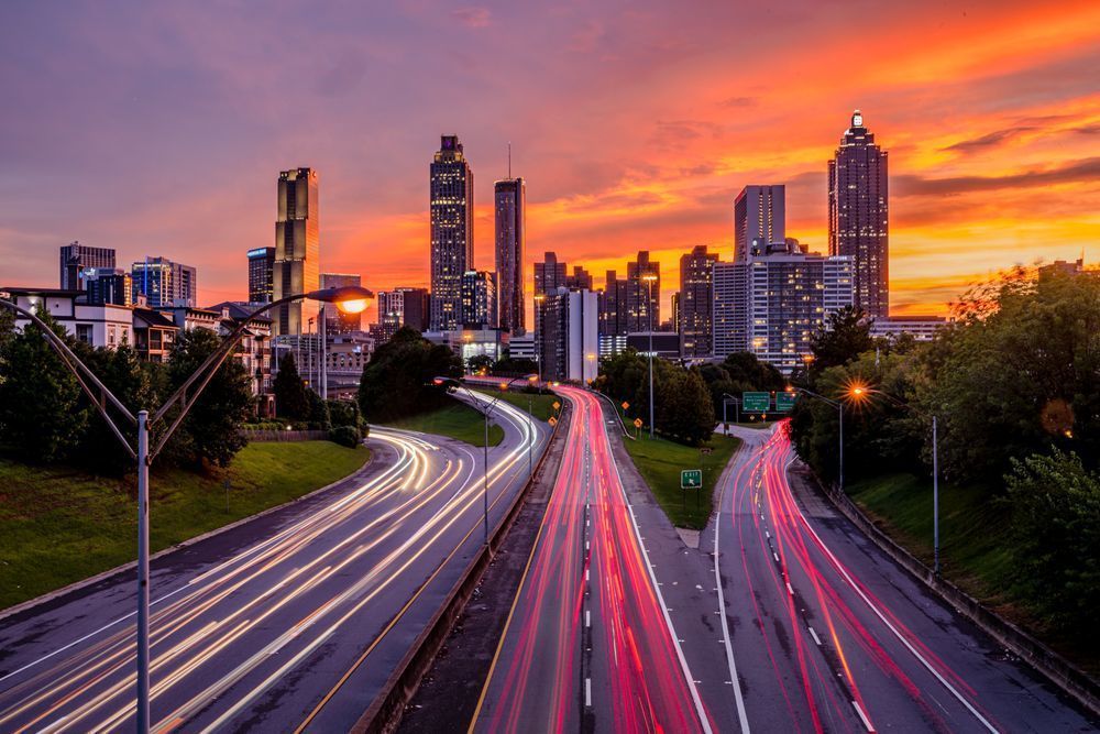 Atlanta Summer Sunset Photography Art | kramkranphoto