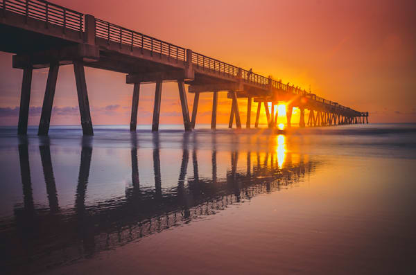 Jax Beach Reflections Photography Art | kramkranphoto