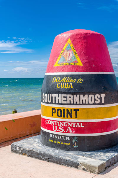 Southernmost Point In Key West Buoy Photography Art | kramkranphoto