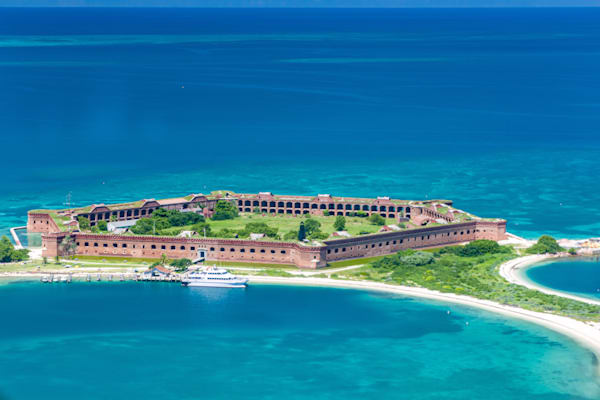 Fort Jefferson From The Air Photography Art | kramkranphoto