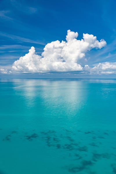 Open Waters, Cumulus Clouds Photography Art | kramkranphoto