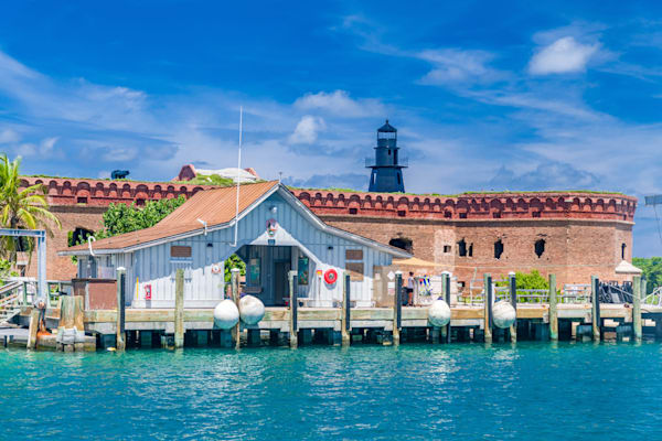Fort Jefferson From The Sea Photography Art | kramkranphoto
