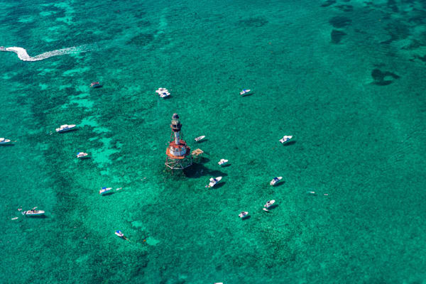 Fowey Rocks Lighthouse Photography Art | kramkranphoto