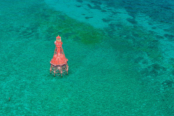 American Shoals Lighthouse In Perfect Light Photography Art | kramkranphoto