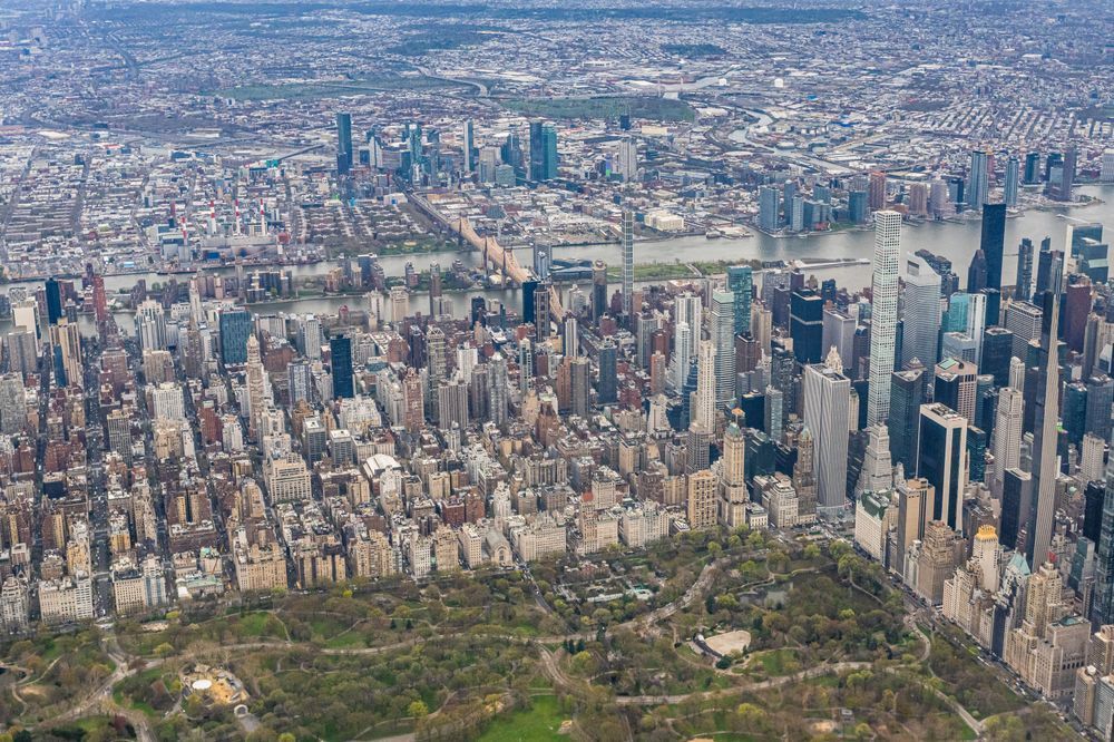 Central Park Aerial Photography Art | kramkranphoto
