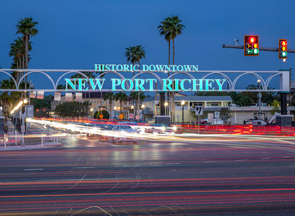 New Port Richey Main Street 4 1 2024  3 4 Photography Art | kramkranphoto