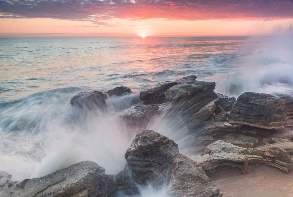 Sunrise On The Rocks Photography Art | kramkranphoto
