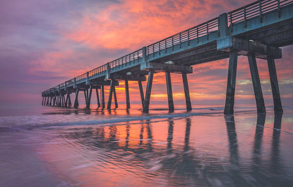 Jax Beach Pier Pressure Photography Art | kramkranphoto