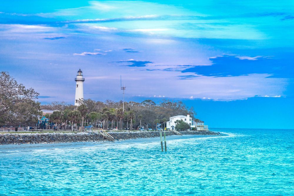 St. Simon Light Fantasy Views Photography Art | kramkranphoto