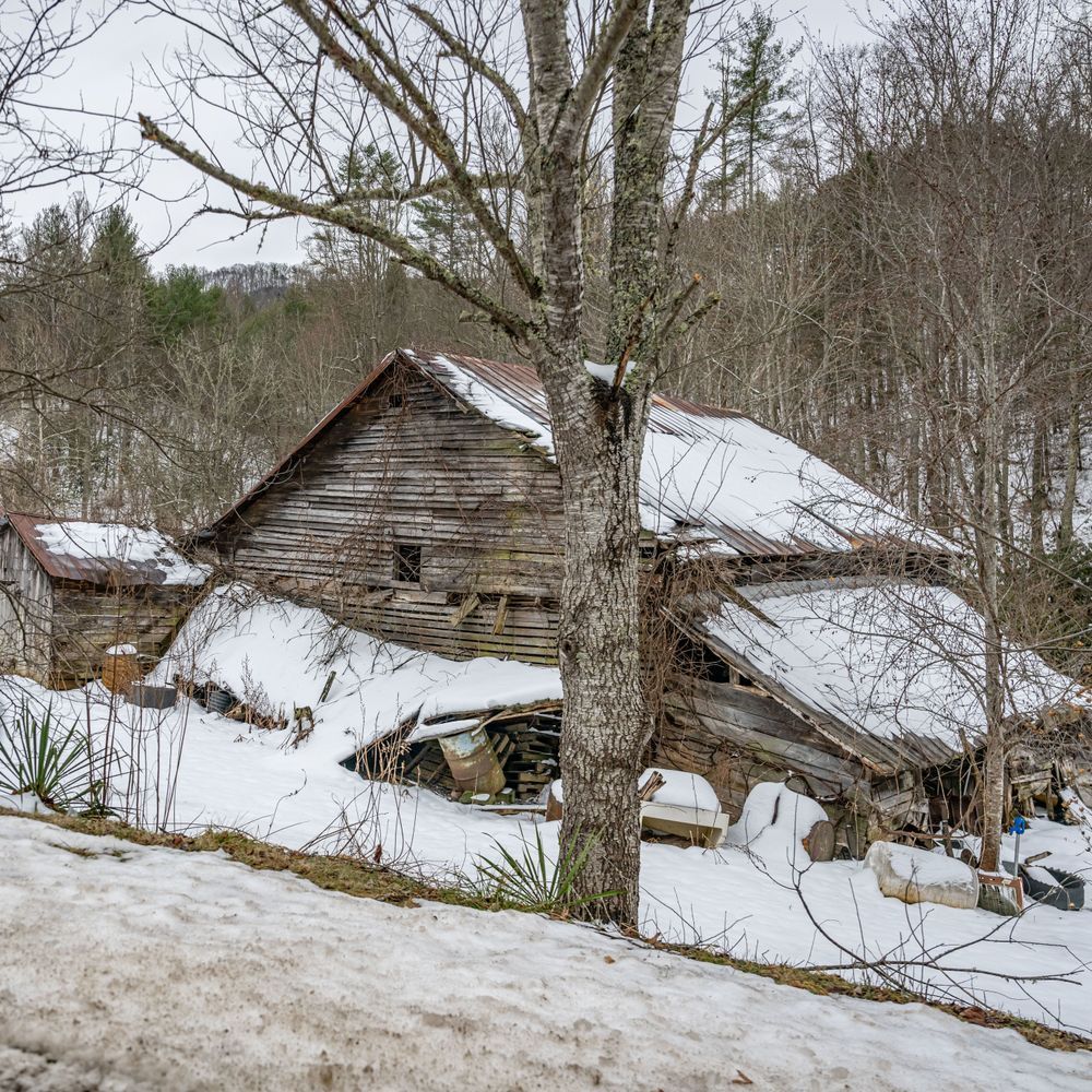 Mountain Barns In The Winter Photography Art | kramkranphoto