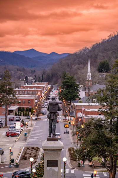 Seasonal Sylva Streetscape Photography Art | kramkranphoto