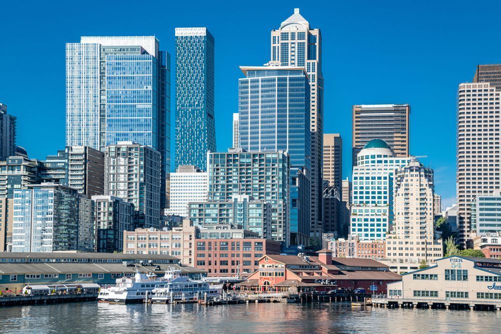 Clear Day In Seattle Photography Art | kramkranphoto