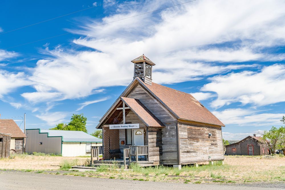 An Old Ghost Town Church Photography Art | kramkranphoto