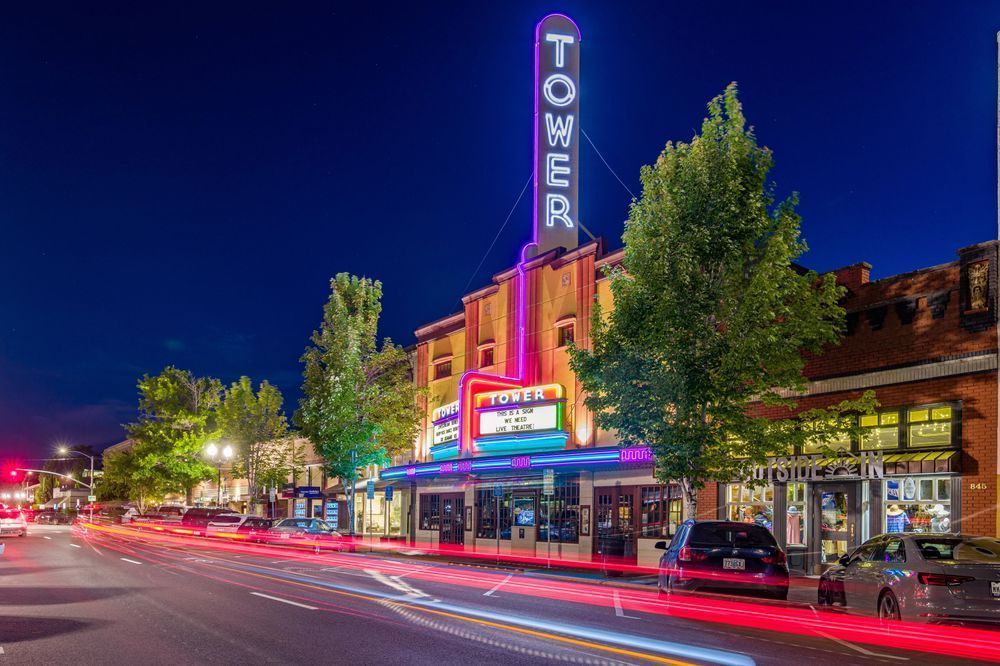 Nighttime Splendor At Tower Theatre Photography Art | kramkranphoto