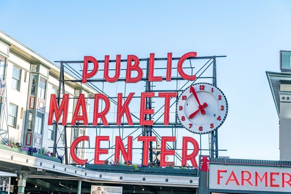 Pike Place Market, Established In 1907 Photography Art | kramkranphoto
