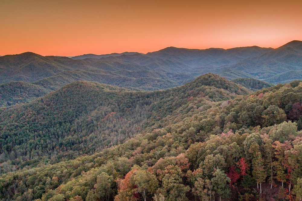 Sunset Along The Ridge Photography Art | kramkranphoto