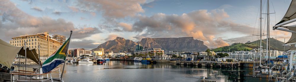 Cape Town Sunset Panoramic Photography Art | kramkranphoto