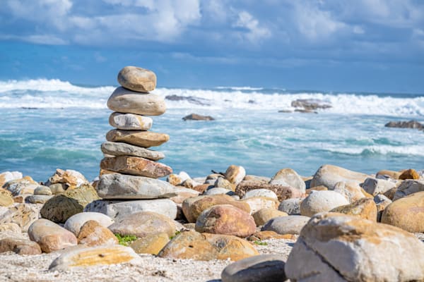 Stacked Stone Serenity Photography Art | kramkranphoto
