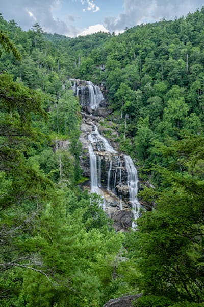 Whitewater Falls Vertical Photography Art | kramkranphoto