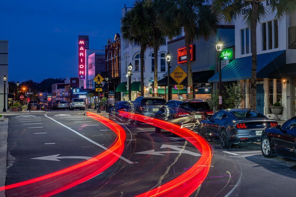 Downtown Ocala Nightlife Photography Art | kramkranphoto
