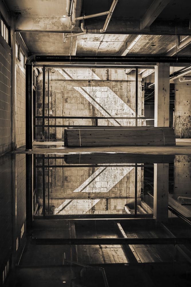 Union Terminal Warehouse Reflections Photography Art | kramkranphoto