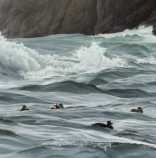 Original Wildlife Paintings by Peter Mathios | Realistic Nature ...