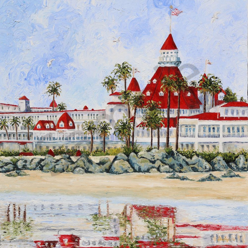 Hotel Del   Coronado Art | Althia Prinsloo Art