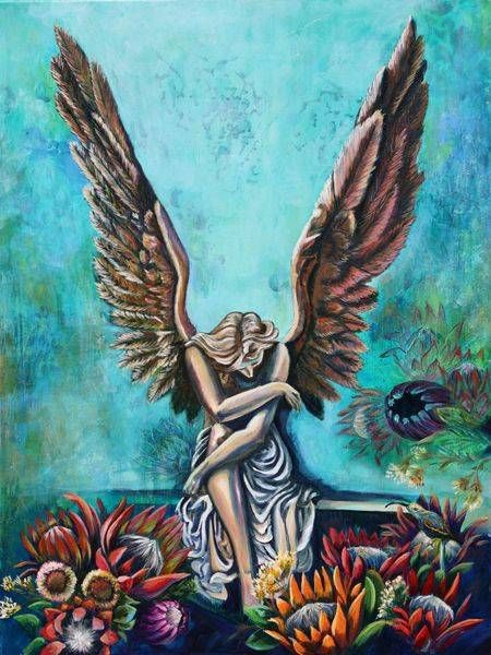 She Who Rests Between Worlds Art | Althia Prinsloo Art