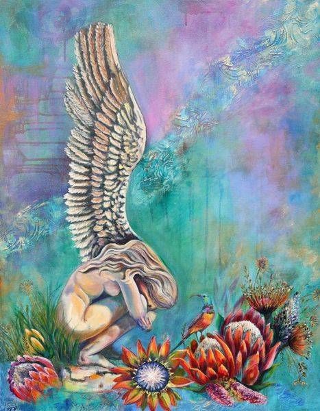 The Weight Of Wings Art | Althia Prinsloo Art