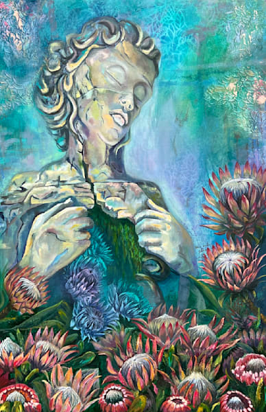 She Who Holds The Cracks Art | Althia Prinsloo Art