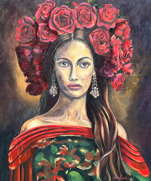 Crowned In Bloom Art | Althia Prinsloo Art