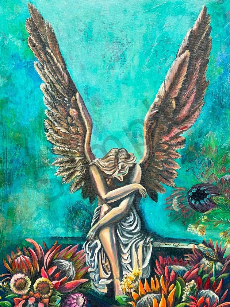 She Who Rests Between Worlds Art | Althia Prinsloo Art