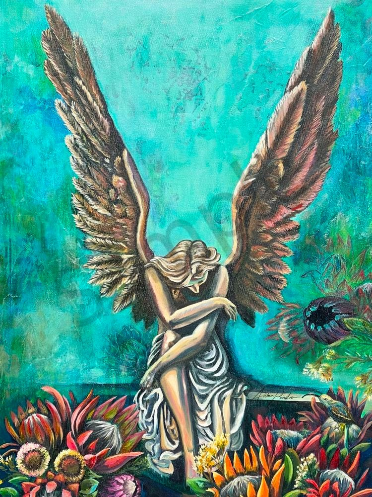 She Who Rests Between Worlds Art | Althia Prinsloo Art