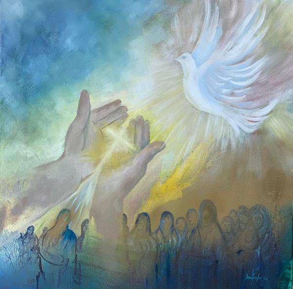 Ephesians Praying Hands Art | Althia Prinsloo Art