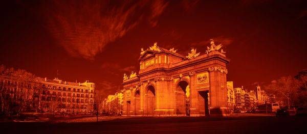 La Puerta de Alcalá in Infra Red