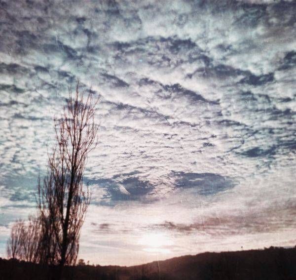 Whispers of Dusk: Pink & Slate Sky Art Print | Erika's Kreations