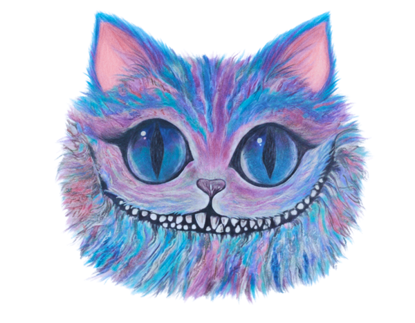 Cheshire Cat Wearable Art Hoodie & Graphic Apparel | Kreation