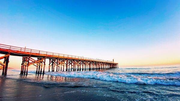 The Refugio Pier Art Print | California Coastal Wall Decor