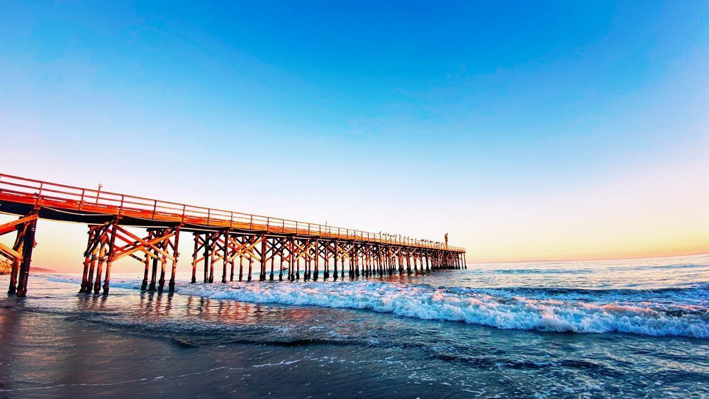 The Refugio Pier Art Print | California Coastal Wall Decor