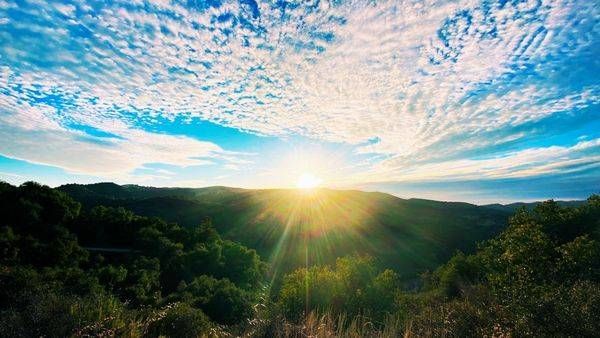Canyon Sunset Art Print | Santa Maria California Landscape Decor