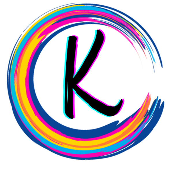K Logo Black Art | Kreations