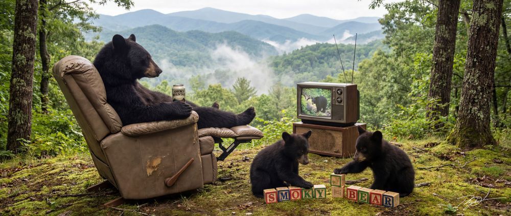 Beer Me Bear Print