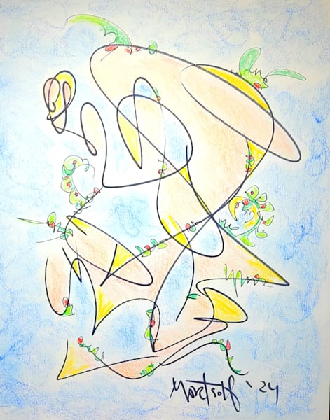 $50 Unframed Original Ink and Colored Pencil Drawings on Paper